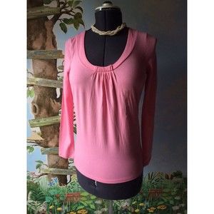 Liz Claiborne Pink Long Sleeveless Shirt Cami Blouse Tank Top Size Small New